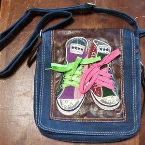 Denim crossbody bags